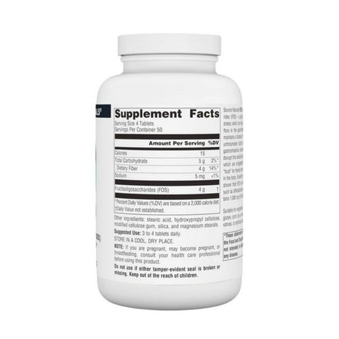 Source Naturals, FOS (Fructooligosaccharides), 1000 MG, 200 Tabs