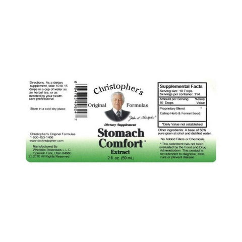 Dr. Christophers Formulas, Stomach Comfort Formula Extract, 2 oz