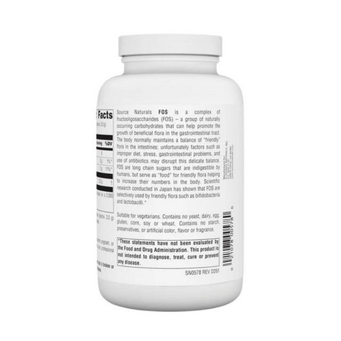 Source Naturals, Nutraflora Fos, 200 gm, Powder
