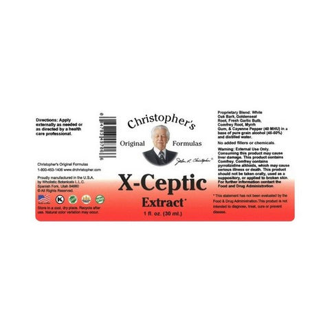 Dr. Christophers Formulas, X-Ceptic Extract, 1 oz