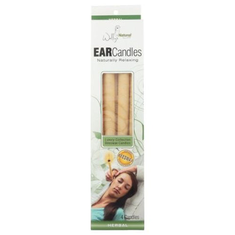 Wallys Natural Products, All Natural Beeswax Candle, Herbal, 2 Pack