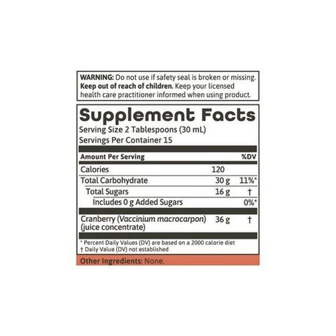 Dynamic Health Laboratories, Cranberry Concentrate, 8OZ