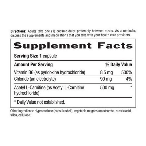 Country Life, Acetyl L-carnitine, 500 mg, 60 Caps