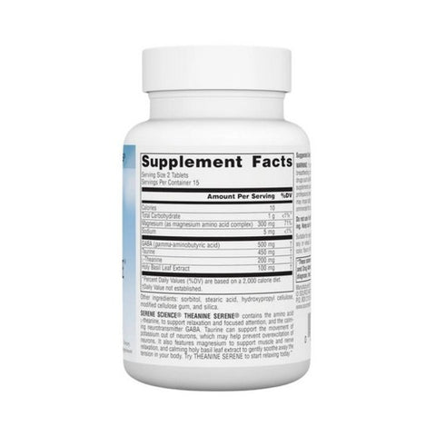 Source Naturals, Theanine Serene, 30 Tabs