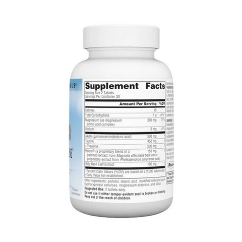 Source Naturals, Theanine Serine, W/relora 60 Tabs