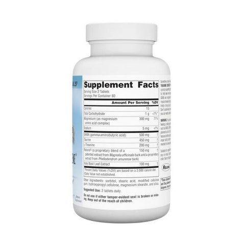 Source Naturals, Theanine Serine, W/relora 120 Tabs