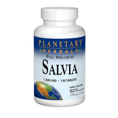 Planetary Herbals, Salvia with MSV 60, 120 Tabs + 60 Tabs