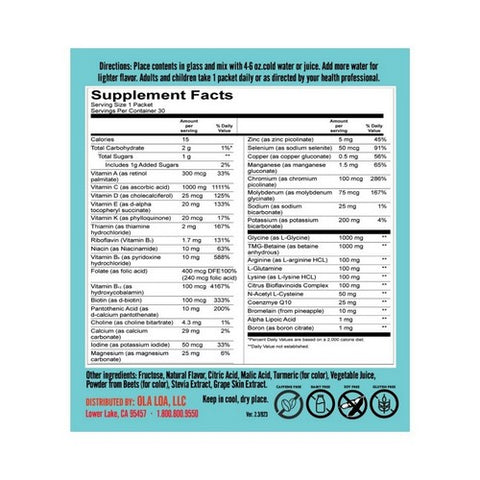 Ola Loa Products, Energy Drink, Orange 30bx