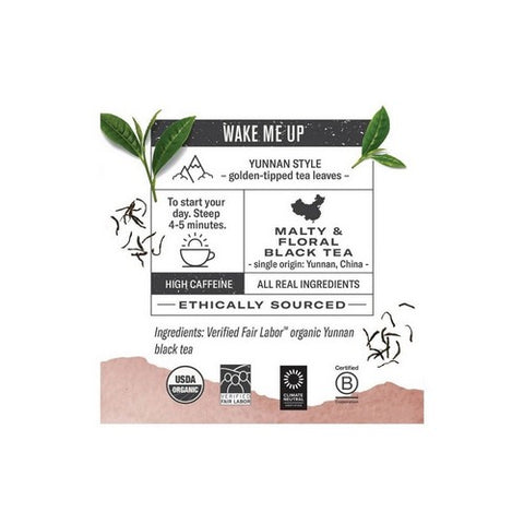 Numi Tea, Chinese Breakfast Black Tea, 18 Bag