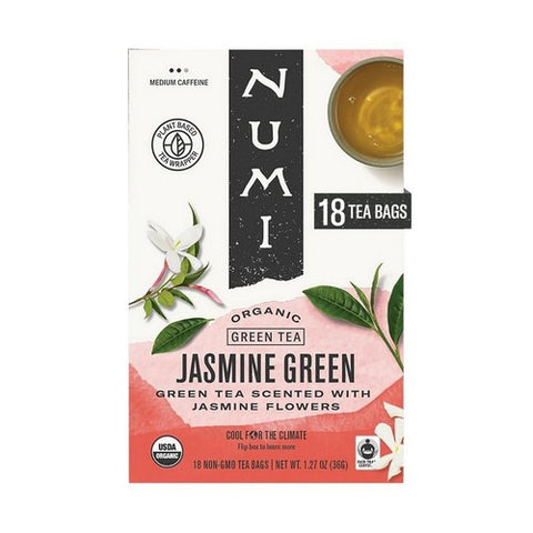 Numi Tea, Organic Tea, Jasmine Green