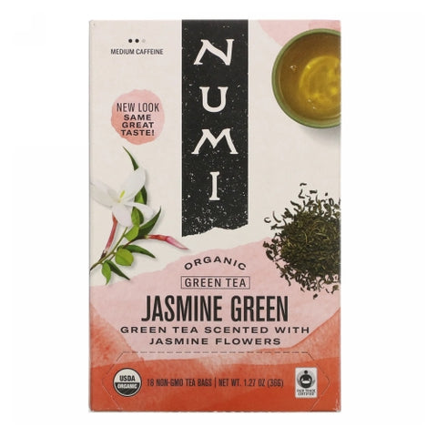 Numi Tea, Organic Tea, Jasmine Green