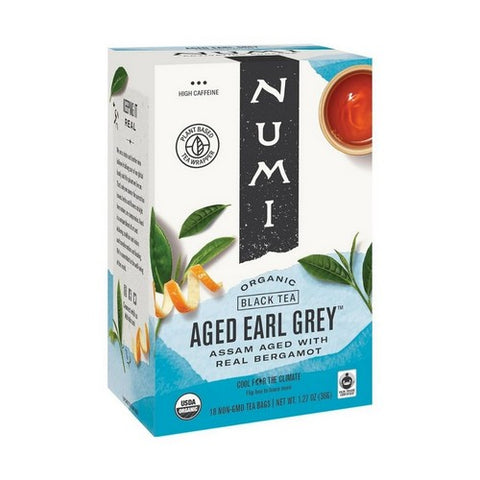 Numi Tea, Earl Grey Black Tea, 18 Bag