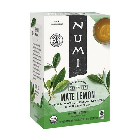 Numi Tea, Organic Tea, Mate Lemon