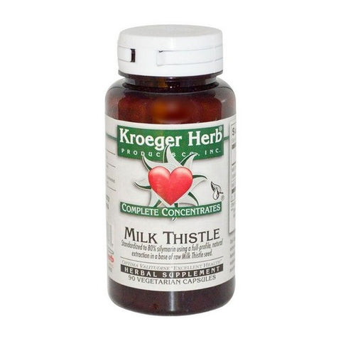Kroeger Herb, Milk Thistle 80%, Caps 90