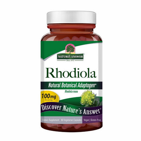 Nature's Answer, Rhodiola, Standardized Root Extract, 60 Veg Caps