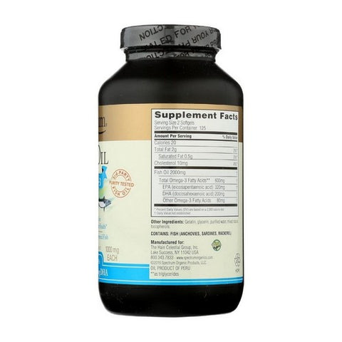 Spectrum Essentials, Fish Oil, Cp250