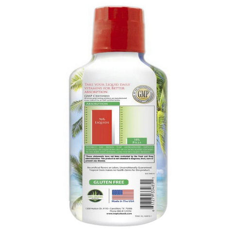 Tropical Oasis, Glucosamine & Chondroitin With MSM & Vitamin C, 16OZ