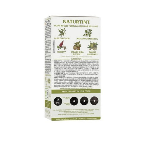 Naturtint, Ebony Black (1n), 5.28 oz