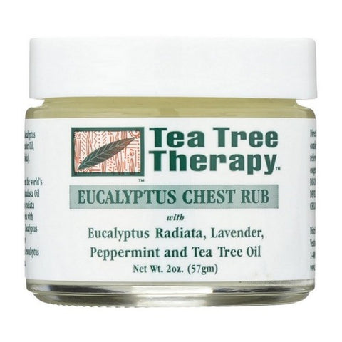 Tea Tree Therapy, Chest Rub Eucalyptus, 2OZ