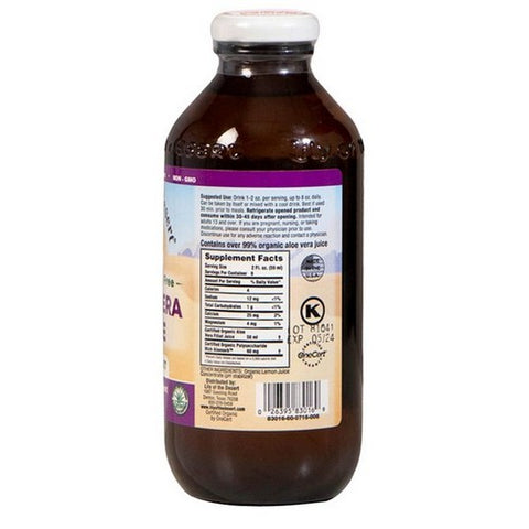 Lily Of The Desert, Organic Aloe Vera Juice Inner Fillet, 16 Oz