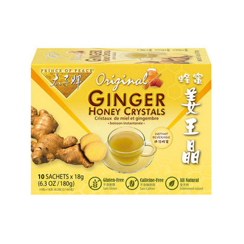 Prince Of Peace, Ginger Honey Crystals, 10 Bags