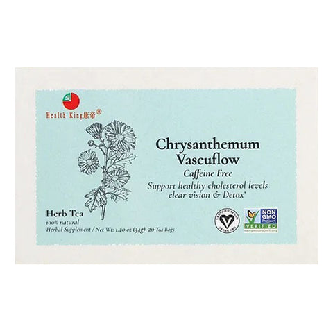 Health King, Chrysanthemum Vascuflow Herb Tea, 20bg