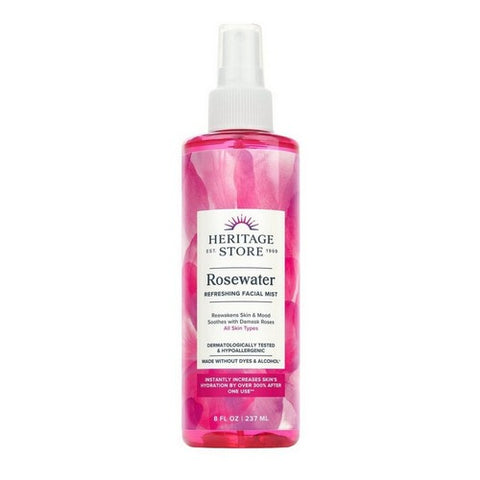Heritage Store, Rosewater, 8OZ