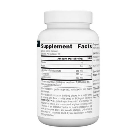 Source Naturals, Amino Night, 120 Caps