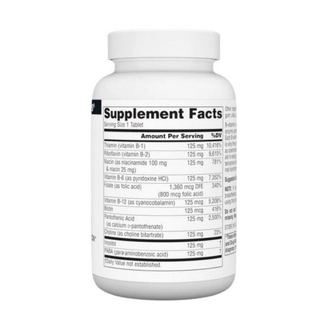 Source Naturals, B-125, 125 mg, 60 Tabs