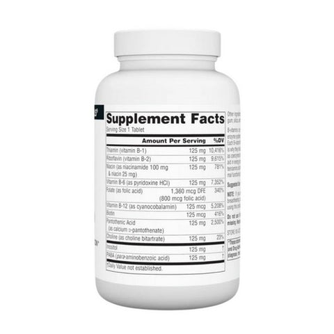 Source Naturals, B-125, 125 mg, 90 Tabs