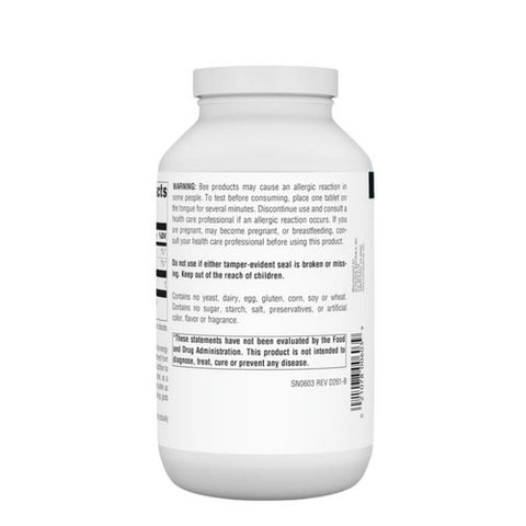 Source Naturals, Bee Pollen, 500 MG, 250 Tabs
