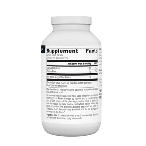 Source Naturals, Bee Pollen, 500 MG, 250 Tabs