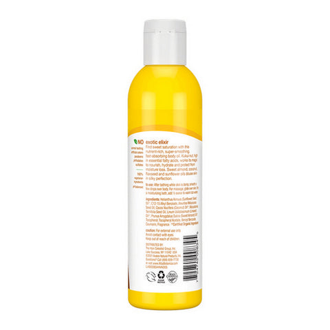 Alba Botanica, Hawaiian Kukui Nut Organic Massage Oil, 8.5 fl oz
