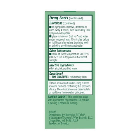 Boericke & Tafel, Oral Ivy Liquid, 1 fl oz