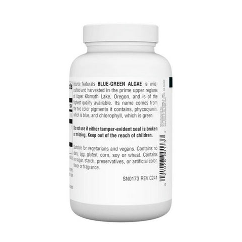 Source Naturals, Blue-Green Algae, 500 MG, 200 Tabs