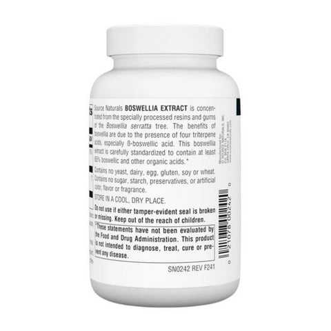 Source Naturals, Boswella, Extract 100 Tabs