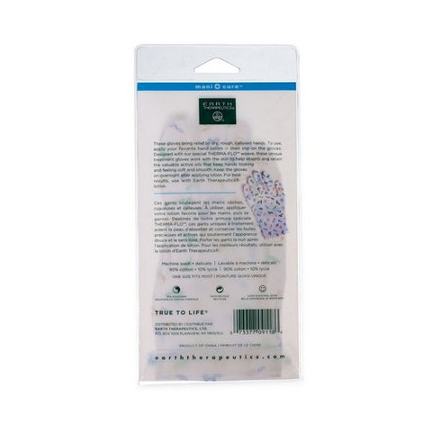 Earth Therapeutics, Moisturizing Hand Gloves, W/garden Prints 1 Pair