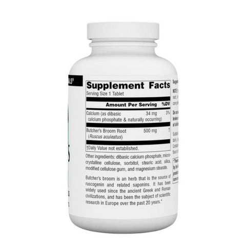 Source Naturals, Butcher's Broom, 500 MG, 250 Tabs