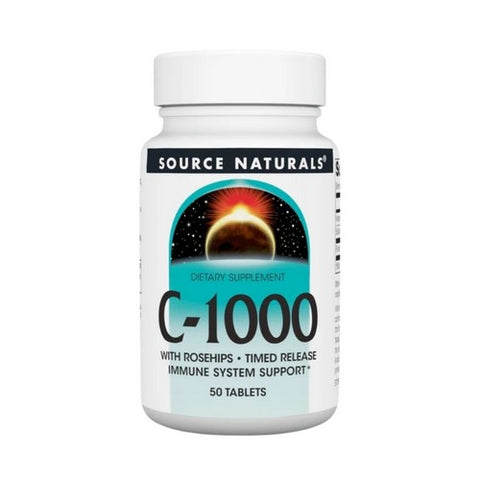 Source Naturals, C-1000, 1000 mg, 50 Tabs