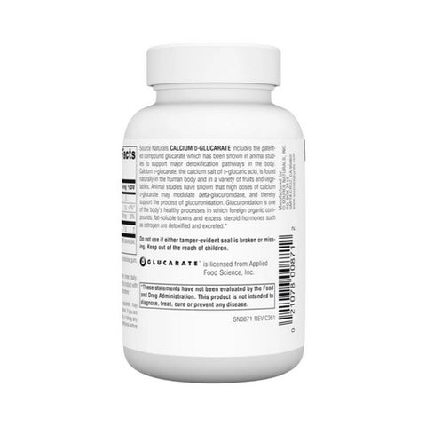 Source Naturals, Calcium D-Glucarate, 500 mg, 120 Tabs