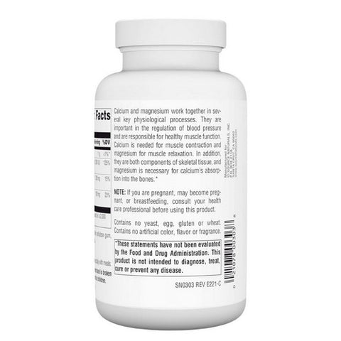 Source Naturals, Calcium and Magnesium, 300 mg, 100 Tabs