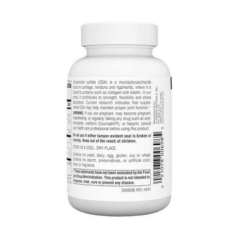 Source Naturals, Chondroitin Sulfate, 400 MG, 120 Tabs