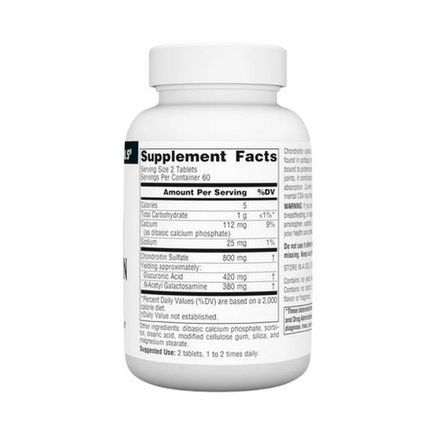 Source Naturals, Chondroitin Sulfate, 400 MG, 120 Tabs
