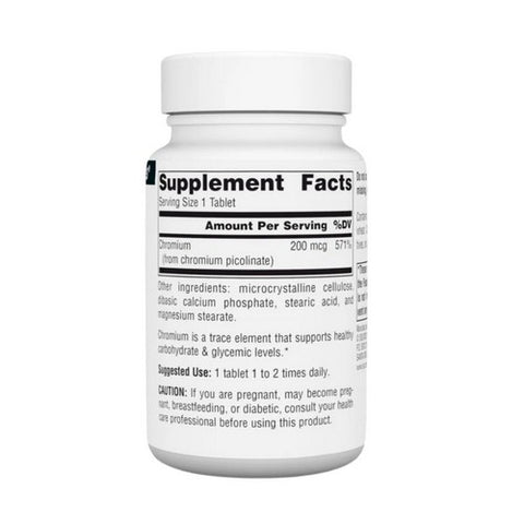 Source Naturals, Chromium Picolinate Yeast Free, 200 Mcg, 240 Tabs