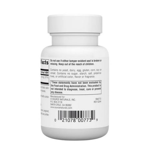 Source Naturals, Chromium Picolinate Yeast Free, 200 Mcg, 60 Tabs
