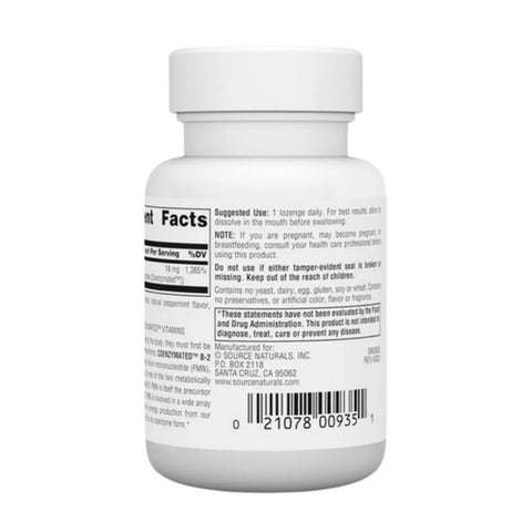 Source Naturals, Coenzymated B-2 Sublingual, 25 mg, 60 Tabs