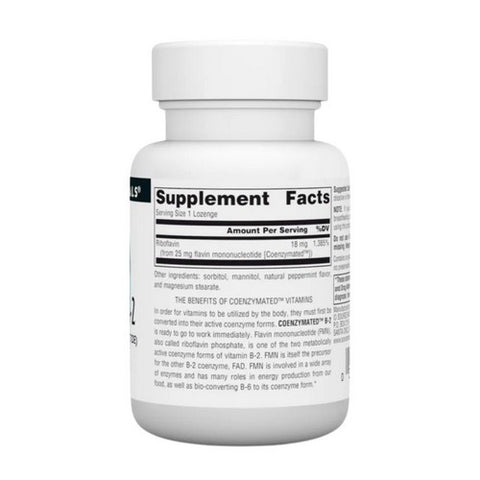 Source Naturals, Coenzymated B-2 Sublingual, 25 mg, 60 Tabs