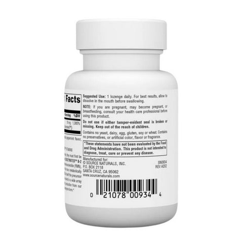 Source Naturals, Coenzymated B-2 Sublingual, 25 mg, 30 Tabs