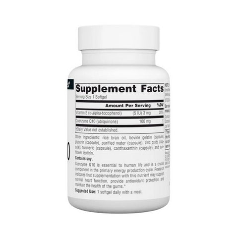 Source Naturals, Coenzyme Q10, 100 mg, 90 Softgel