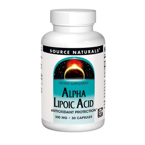 Source Naturals, Alpha Lipoic Caps, 300 mg, 30 Caps
